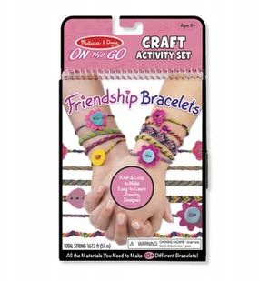 Melissa&Doug Sznurkowe Bransoletki Przyjaźni Melissa and Doug 19422 - Zabawki kreatywne - miniaturka - grafika 7