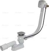 Syfony - Alca PLAST Alcaplast Syfon wannowy automatyczny z napełnianiem przelewem długośc 80 cm) A564CRM3 80 ! - miniaturka - grafika 1