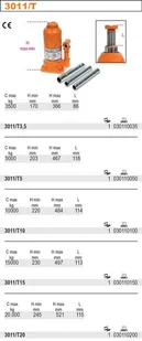 BETA PODNOŚNIK HYDRAUL. JEDNOTŁOKOWY WLL3,5T 3011/T3.5 - Podnośniki - miniaturka - grafika 2