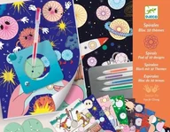 Zabawki kreatywne - Djeco SPIRALE MOTYWY Zestaw Artystyczny ze spirografem DJ08736 - miniaturka - grafika 1