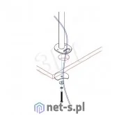 Newstar FPMA-D960 Grommet zapewnia FPMA-D960/D960D FPMA-D960GROMMET - Uchwyty do telewizora - miniaturka - grafika 2
