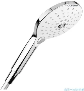 Oltens Saxan EasyClick Alling 60 zestaw prysznicowy z mydelniczką chrom/biały 36003110 - Zestawy prysznicowe - miniaturka - grafika 2