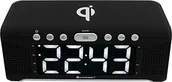 Radiobudziki - Soundmaster Unisex  Zegar radio z funkcją ładowania w standardzie Qi ur800sw by Soundmaster CM czarny UR800SW - miniaturka - grafika 1