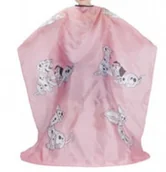 Peleryny fryzjerskie - Poniks PONIKS Peleryna dziecięca różowa - miniaturka - grafika 1