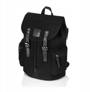 Plecak Męski Retro Czarny Paolo Peruzzi T-19-BL - Plecaki - miniaturka - grafika 2