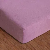 Prześcieradła - Darymex Prześcieradło z gumką Frotte wrzosowe 210/200x220 cm 5907761016927 - miniaturka - grafika 1