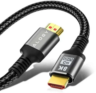 Alogy Kabel HDMI 2.1 Alogy 8K 60Hz 48GBps 3m Czarny 10338X1 - Adaptery i przejściówki - miniaturka - grafika 4