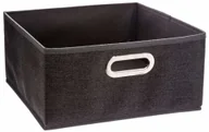 Pudła i pojemniki do przechowywania - 5five Simple Smart Pojemnik tekstylny do przechowywania pudełko na ubrania 31 x 15 cm kolor czarny B0798TSGXX - miniaturka - grafika 1