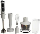 Blendery ręczne - Braun mikser ręczny, 750 W, szybkość 11 i jest Turbo, Easy Click system zapewnia jeszcze szybsza i łatwiejsza zdjąć firmy stopa miksująca i akcesoria Minipimer 3 Vario MQ3137 Sauce+ - miniaturka - grafika 1