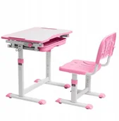 Biurka dla dzieci - FunDesk Biurko i krzesełko dziecięce Cubby Sorpresa Pink 6956745160391 - miniaturka - grafika 1
