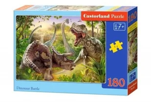 Castorland Puzzle 180 elementów - Walka dinozaurów GXP-651337 - Puzzle - miniaturka - grafika 2