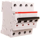 Bezpieczniki elektryczne - ABB Wyłącznik nadprądowy 4P C 50A 6kA AC S204-C50 2CDS254001R0504 - miniaturka - grafika 1
