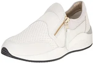 Sneakersy damskie - Geox D OMAYA A damskie sneakersy - biały - 36 EU D620SA00085-C1000 - miniaturka - grafika 1