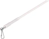 Karnisze - Gardinia Pręt do przesuwania firan biały 125 cm - miniaturka - grafika 1