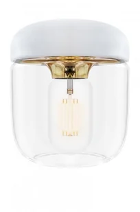 Vita Copenhagen Lampa wisząca Acorn, 2-punktowa, biel i mosiądz - Lampy sufitowe - miniaturka - grafika 5