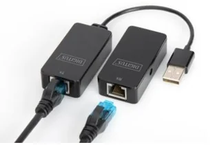 Digitus Przedłużacz/Extender USB 2.0 po skrętce Cat.5e/6 UTP, do 50m DA-70141 - Kable USB - miniaturka - grafika 2