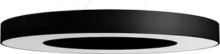 Sollux Lighting Żyrandol SATURNO SLIM 90 czarny 2BM - Lampy sufitowe - miniaturka - grafika 2