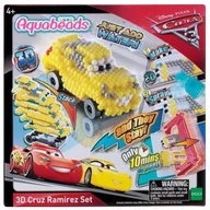 Zabawki kreatywne - AQUABEADS Zestaw Auta 3 Cruz Ramirez 3D - miniaturka - grafika 1