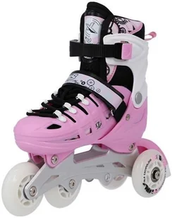 Nils EXTREME NH10905 4w1 ROŻOWE ROZM. M(35-38) ŁYŻWOROLKI Z WYM. PŁOZĄ HOKEJOWĄ EXTREME 16-25-030 - Rolki - miniaturka - grafika 19