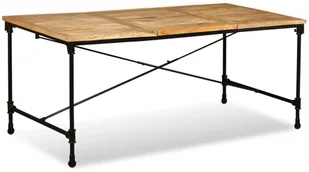 vidaXL Stół jadalniany, lite drewno mango, 180 cm - Stoły - miniaturka - grafika 3