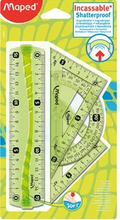 Maped MINI ZEST LINIJKA NIEŁAMLIWYCH FLEX Z GUMOWYMI ELEMEN. 244069 - Linijki, ekierki - miniaturka - grafika 2