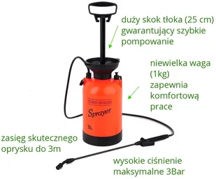 FLO Opryskiwacz ciśnieniowy 89516 Sprayer 5L 89516 89516 - Opryskiwacze - miniaturka - grafika 5
