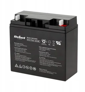LP Akumulator żelowy 12V 17Ah Rebel - Akumulatory ogólnego zastosowania - miniaturka - grafika 4