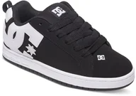 Buty sportowe męskie - DC Court Graffik Black 001 czarny - miniaturka - grafika 1