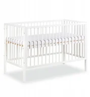 Łóżeczka i kojce - Klupś Łóżeczko dziecięce Frank Białe 120x60 cm - miniaturka - grafika 1