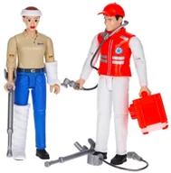 Figurki dla dzieci - Bruder 62710 Figurka Pacjetna I Lekarza bWORLD - miniaturka - grafika 1
