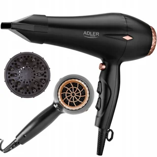 Suszarka Do Włosów Jonizacja Dyfuzor Zimny Nadmuch - Suszarki do włosów - miniaturka - grafika 2