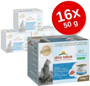 Almo Nature HFC HFC Natural Light, 16 x 50 g - Tuńczyk i krewetki - Mokra karma dla kotów - miniaturka - grafika 2