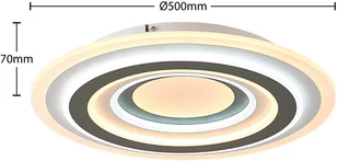 Lindby Jazmina lampa sufitowa LED - Lampy sufitowe - miniaturka - grafika 5