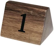 Wyposażenie lokali gastronomicznych - Olympia Drewniane numerki na stoły | 1-10 | 35x35x(H)55mm CL392 - miniaturka - grafika 1