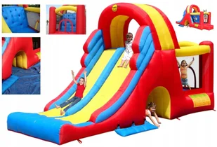4iQ 4iQ Dmuchany Zamek COMBO SLIDE Trampolina Dmuchaniec Z Dmuchawą - Place zabaw - miniaturka - grafika 2