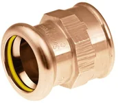 Rury - KAN therm Złączka miedziana therm Press Gaz 18 mm x 1/2 gwint wewnętrzny CHA958 - miniaturka - grafika 1