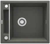 Zlewozmywaki - Deante Magnetic Zlewozmywak granitowy jednokomorowy 56x50 cm antracyt ZRMT103 - miniaturka - grafika 1