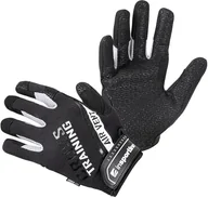 Rękawice do ćwiczeń - INSPORTLINE Rękawice fitness do treningu Taladaro, Czarno-biały, XL 21445-XL - miniaturka - grafika 1