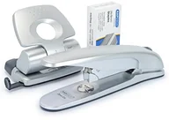 Zszywki - Rapesco Zero (w tym zestawie dziurkowania i zszywacz biura Typ kartek zszywkami 26/8 mm) srebrny 1282 - miniaturka - grafika 1