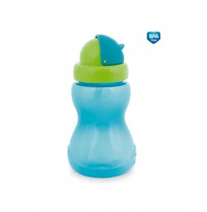 Canpol Babies Babies Babies, Bidon sportowy ze składaną rurką, Niebieski - Bidony dla dzieci - miniaturka - grafika 3