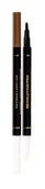 Kredki do oczu - Makeup Revolution London London Revolution PRO Day & Night Brow Pen kredka do brwi 1,6 ml dla kobiet Ash Brown - miniaturka - grafika 1
