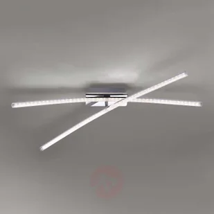 Leuchten Direkt Lampa sufitowa LED Simon, 2 ramiona chrom obrotowa - Lampy sufitowe - miniaturka - grafika 3