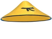 Dodatki do strojów karnawałowych - Widmann Kapelusz "Chińczyk", żółty, WI2508L - miniaturka - grafika 1