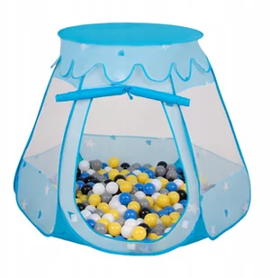 Zamek z piłkami Namiot Suchy Basen kulki 100 szt - Namioty i tipi dla dzieci - miniaturka - grafika 8