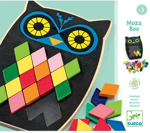 DJECO
 Drewniana układanka Sowa - Zabawki kreatywne - miniaturka - grafika 2