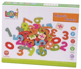 Lelin magnetyczne Cyferki - Klocki - miniaturka - grafika 3