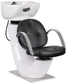 Fotele fryzjerskie - GABBIANO myjnia fryzjerska asti czarna P137104 - miniaturka - grafika 1