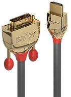 Adaptery i przejściówki - Lindy 36193 DMI do DVI Cable, 0,5 m Gold 36193 - miniaturka - grafika 1