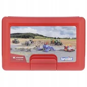 Samochody i pojazdy dla dzieci - Bruder 00020 Pudełko śniadaniowe 20x13x7cm czerwon - miniaturka - grafika 1