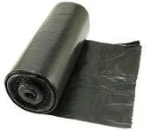 Worki na śmieci - Worek czarny na śmieci HDPE 60 L/rolka 50 szt HDPE60/50 - miniaturka - grafika 1